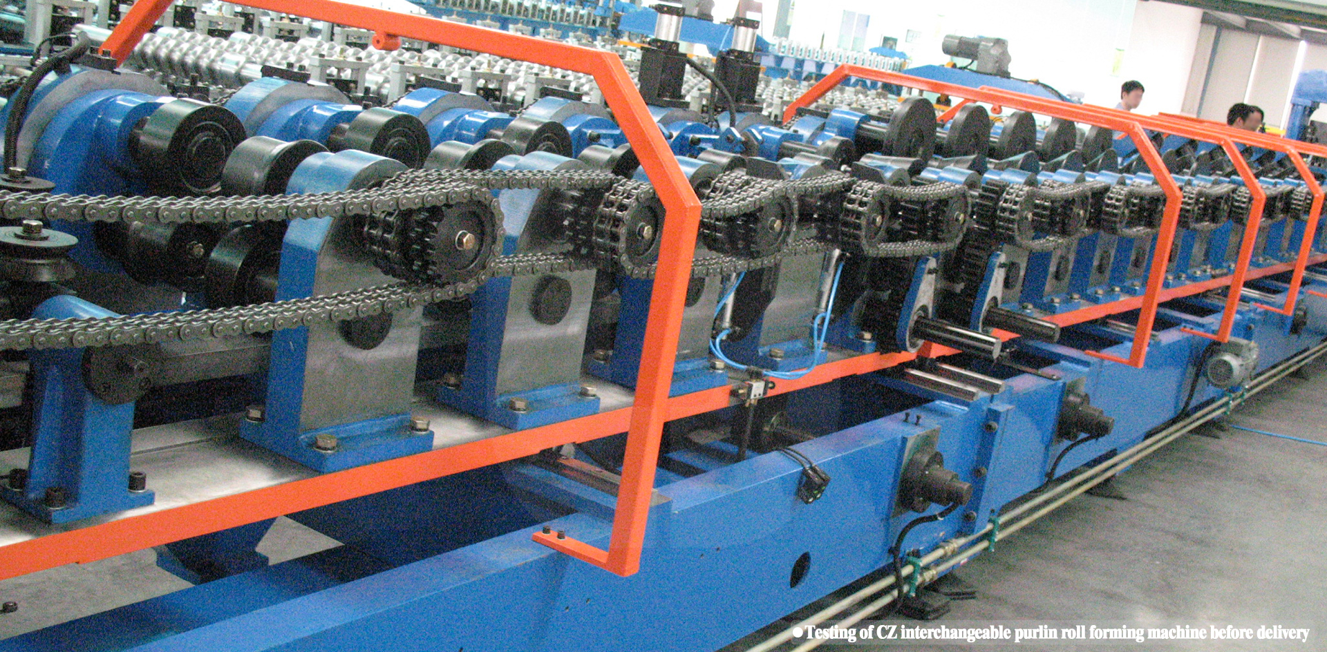 CZ interchangeable purlin roll forming machine