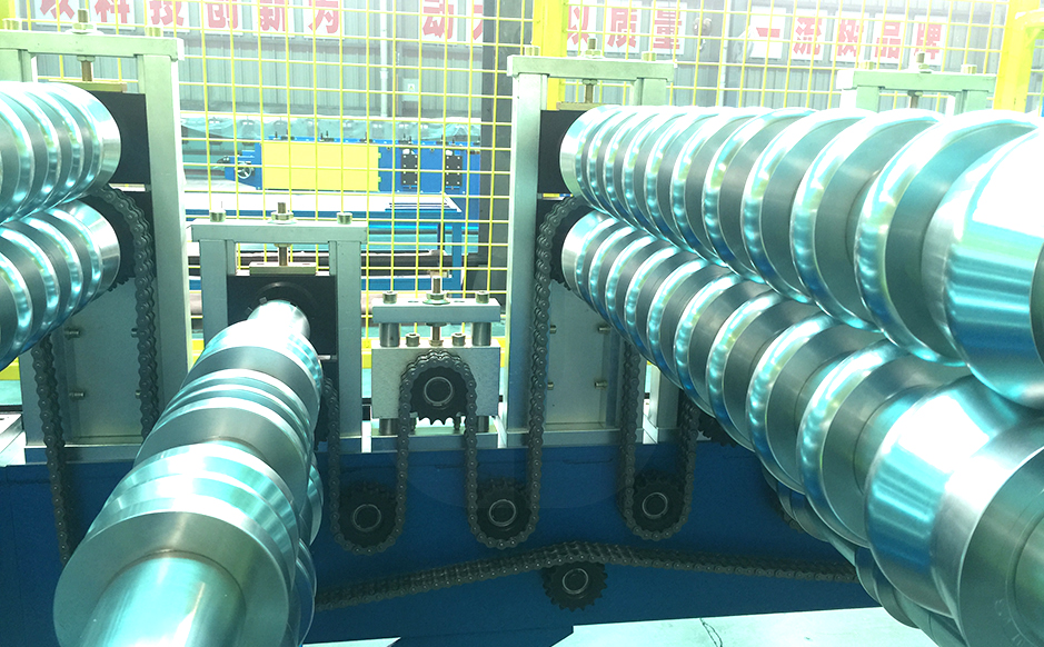 Forming drive: by ONE chain<br/>(With perfect synchronization)