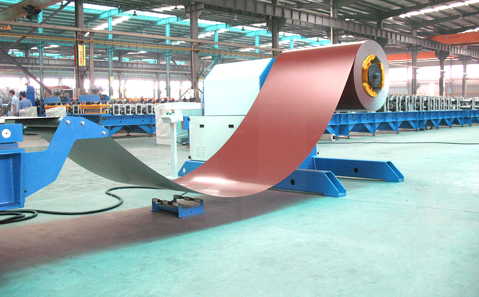 Ultrasonic control for auto-decoiler