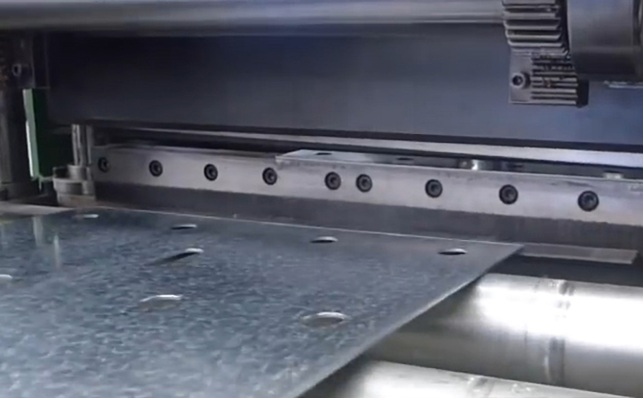 Cutting after punching(before roll forming)