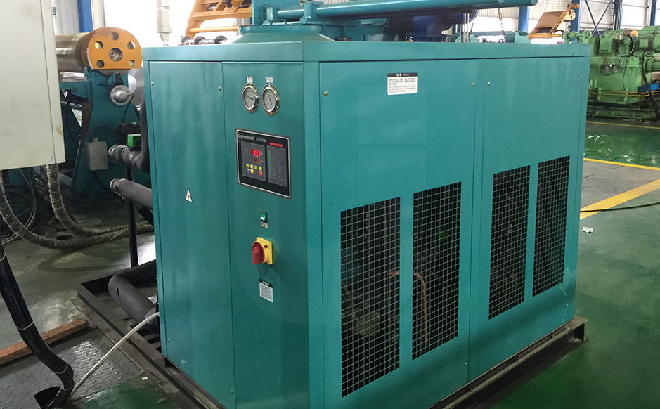 Constant tension system <br/>(with industrial chiller for cooling of hydraulic oil)